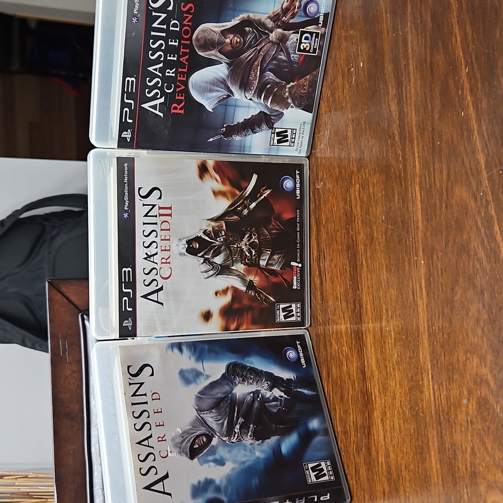 Assassin's Creed 1, 2, And Revelations For Play Station 3
